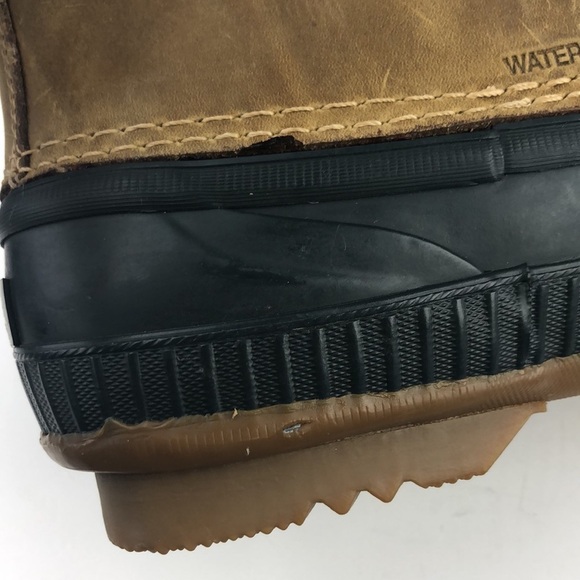 Sorel Cheyanne Lace Full Grain Men’s Rain / Snow Rubber Duck Boots - Picture 11 of 13